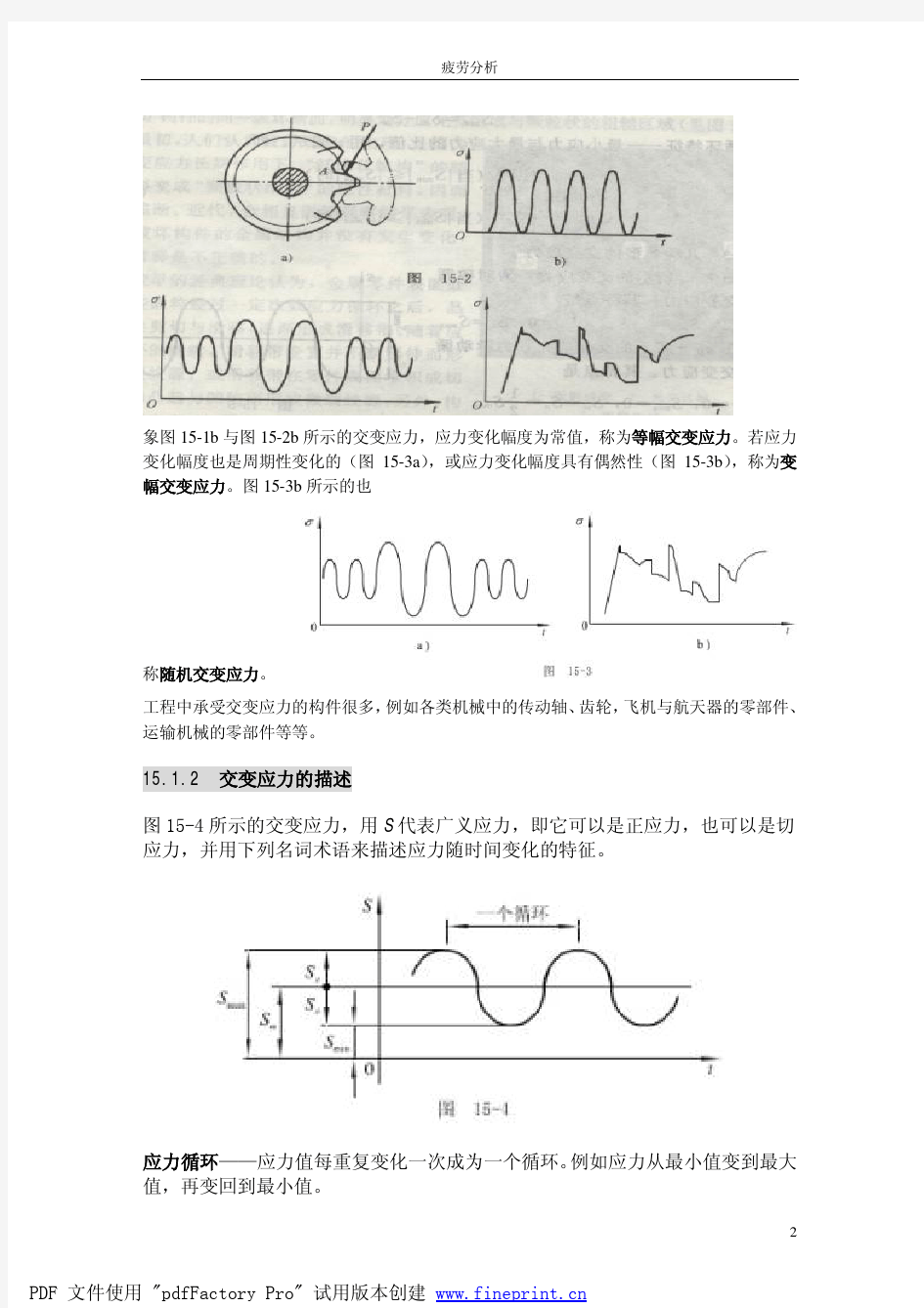 疲劳应力