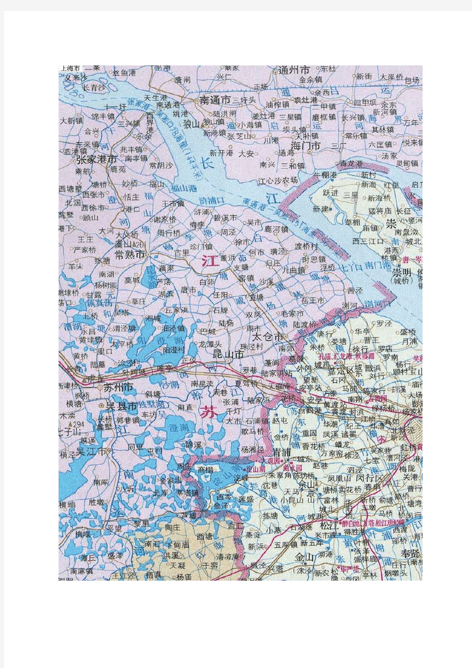 上海地图高清
