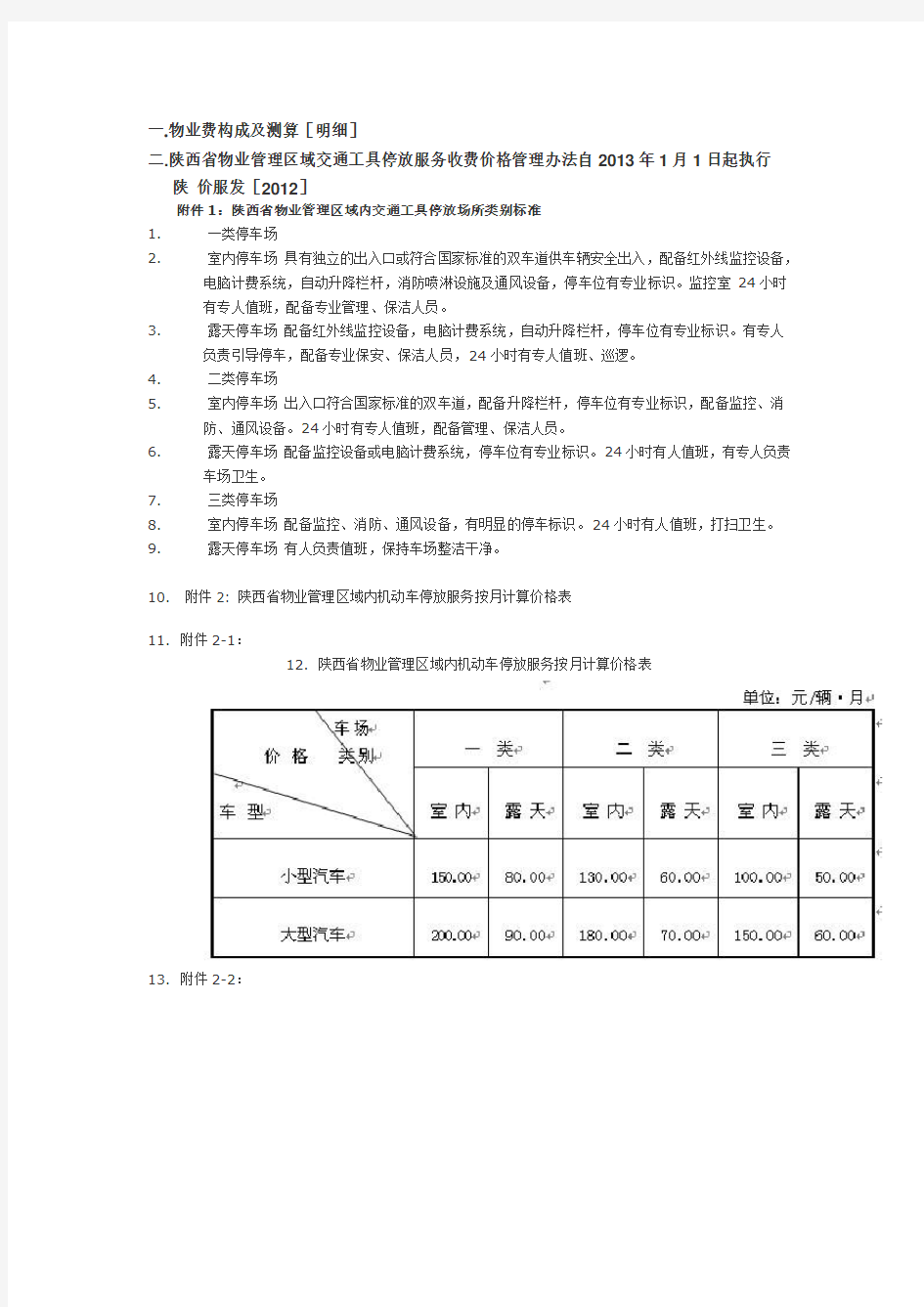 陕西省物业管理办法