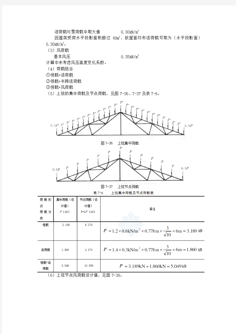 算例一：三角形角钢屋架设计计算书_xk