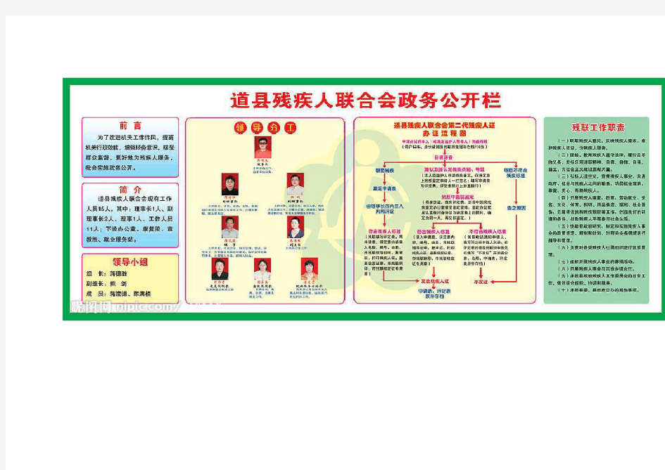 政务公开栏