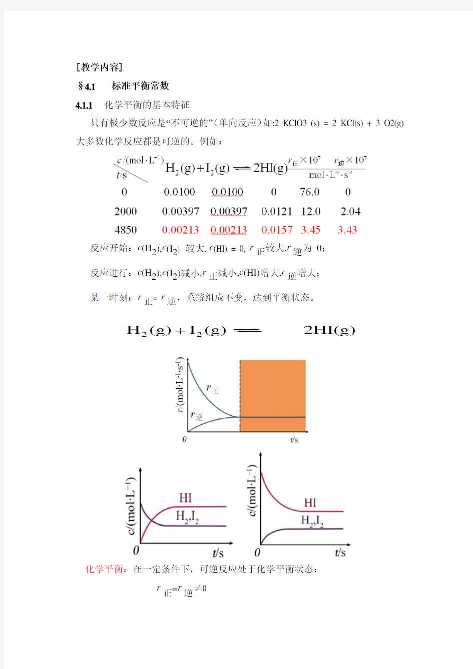 第四章  化学平衡熵和Gibbs函数