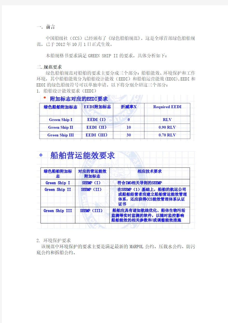 28000 cumLNG运输船绿色规范适用性说明