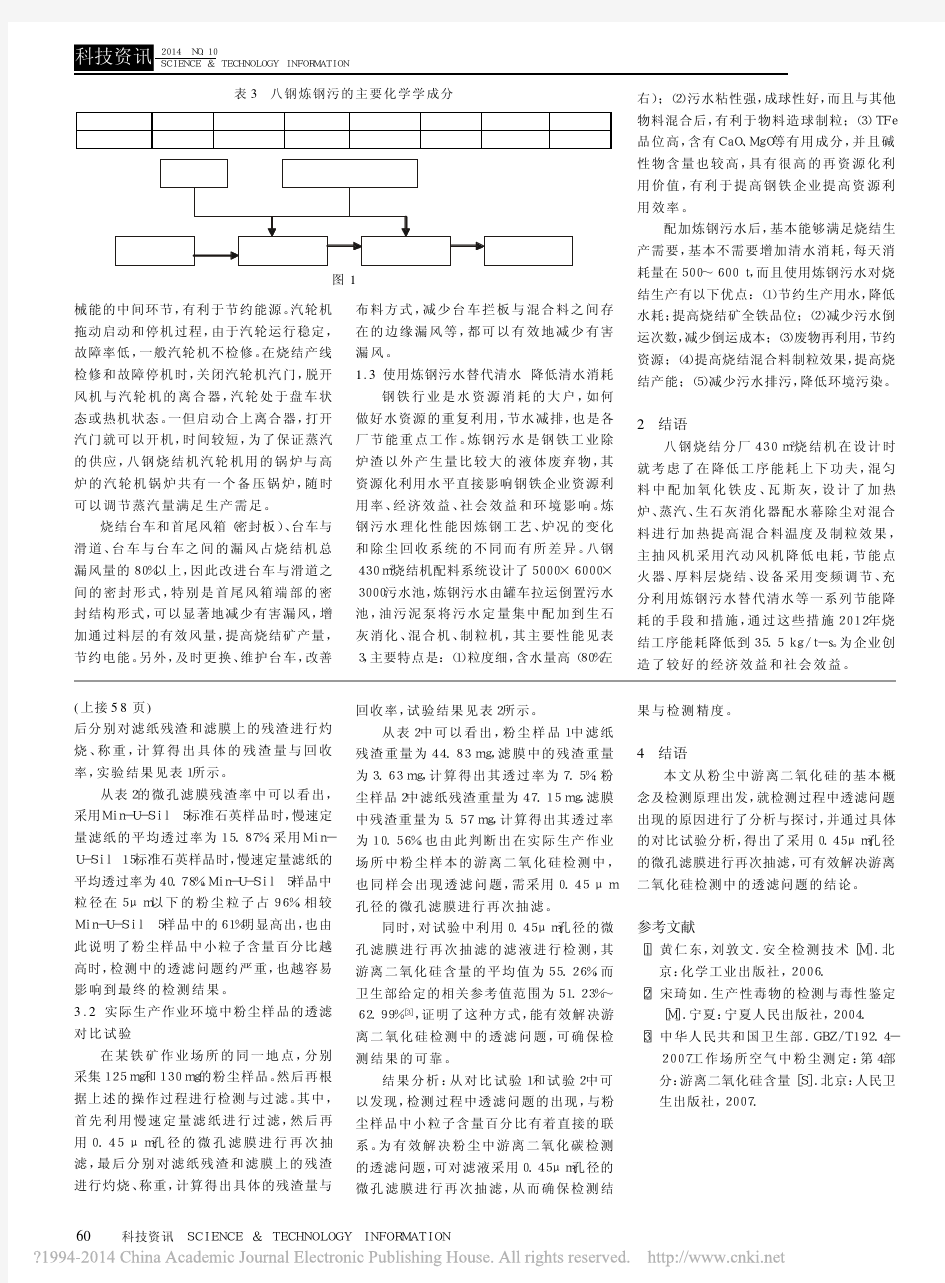 粉尘中游离二氧化硅检测的透滤问题及解决_吴玉芹