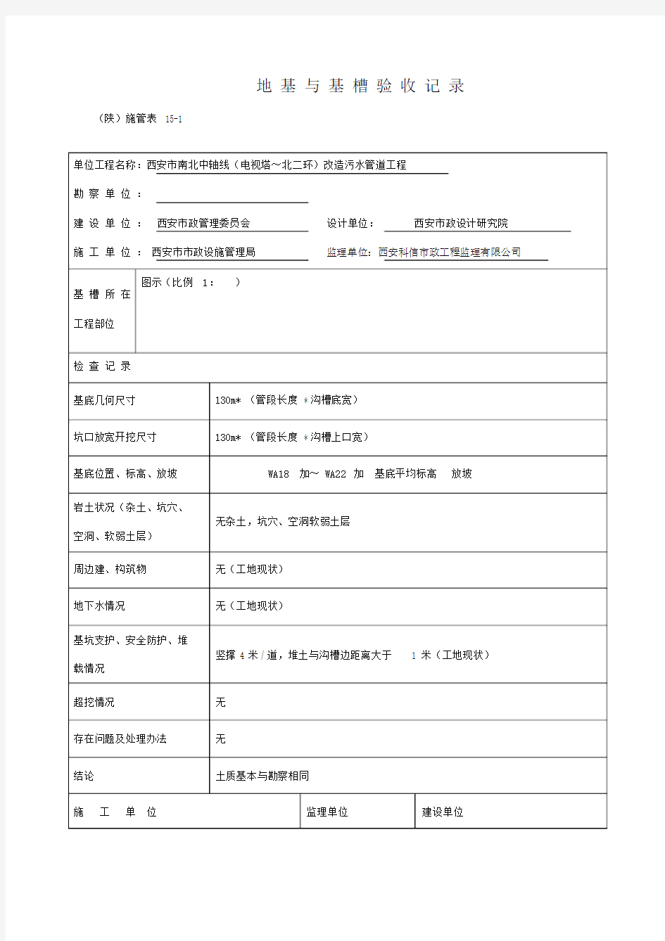 地基及基槽验收重点学习的记录填写样本.doc