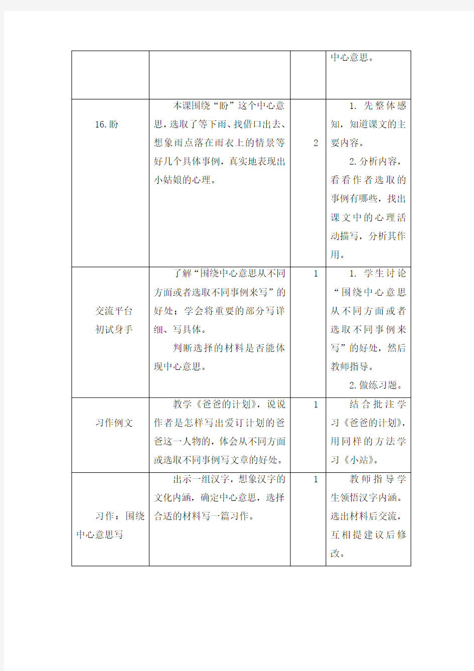 部编版小学六年级上册语文第五单元全单元教案教学设计(含教学反思)