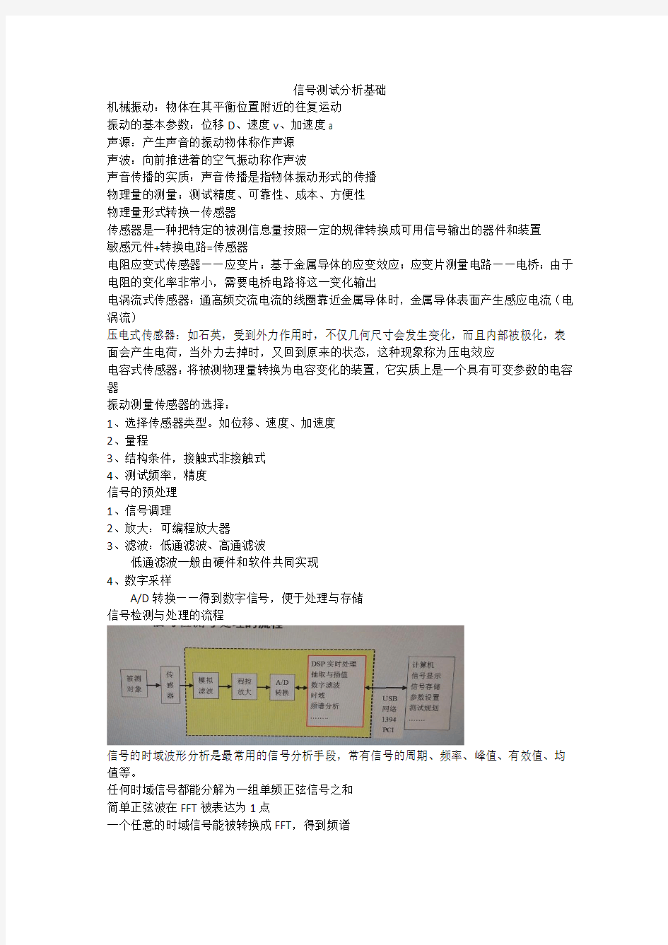 振动测试所需的基础知识