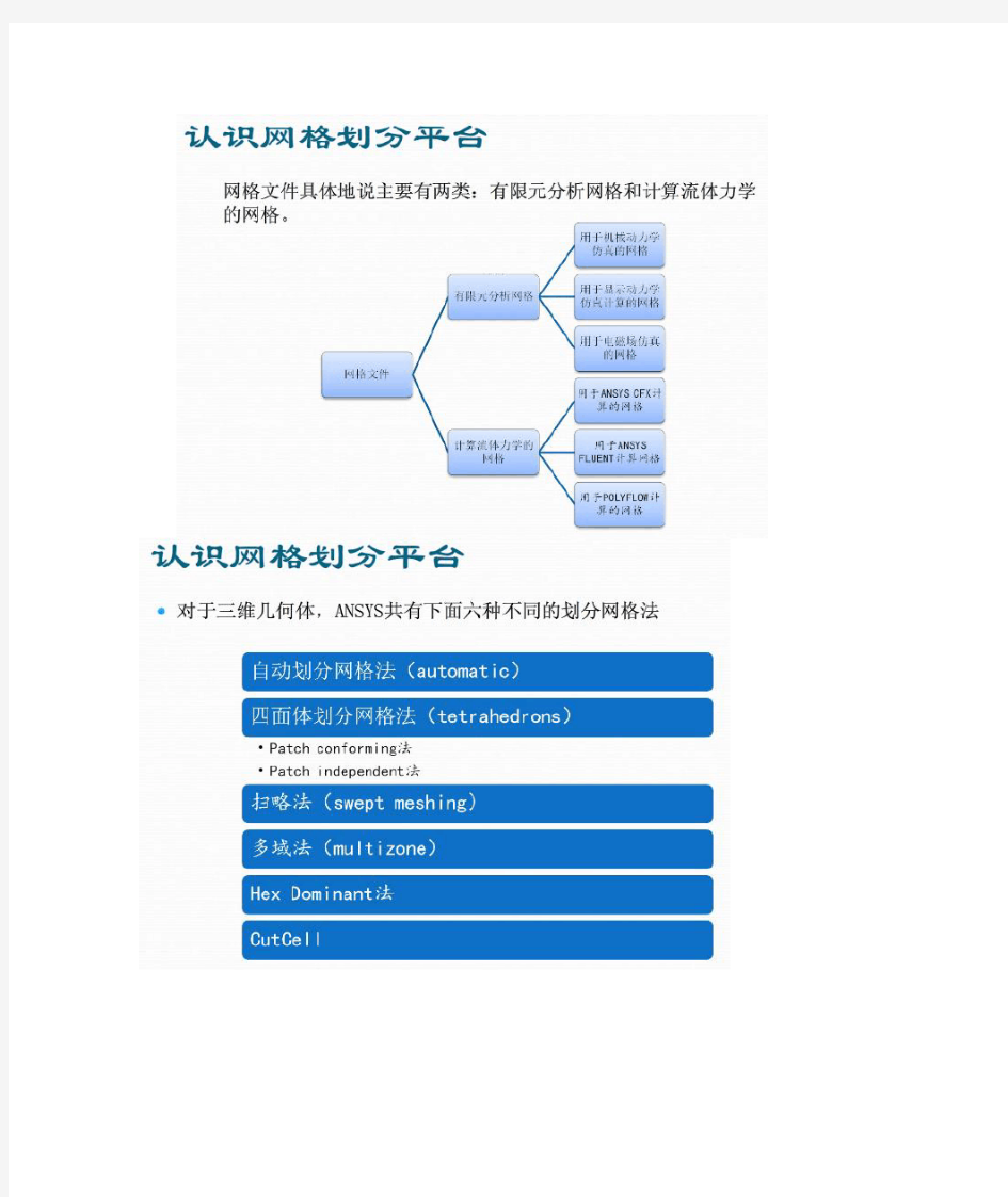 workbench网格划分各种方法详解