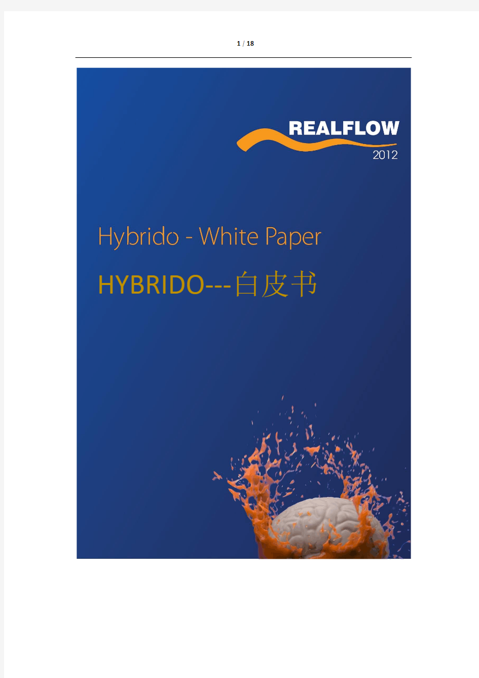 RealFlow Hybrido 白皮书中文版