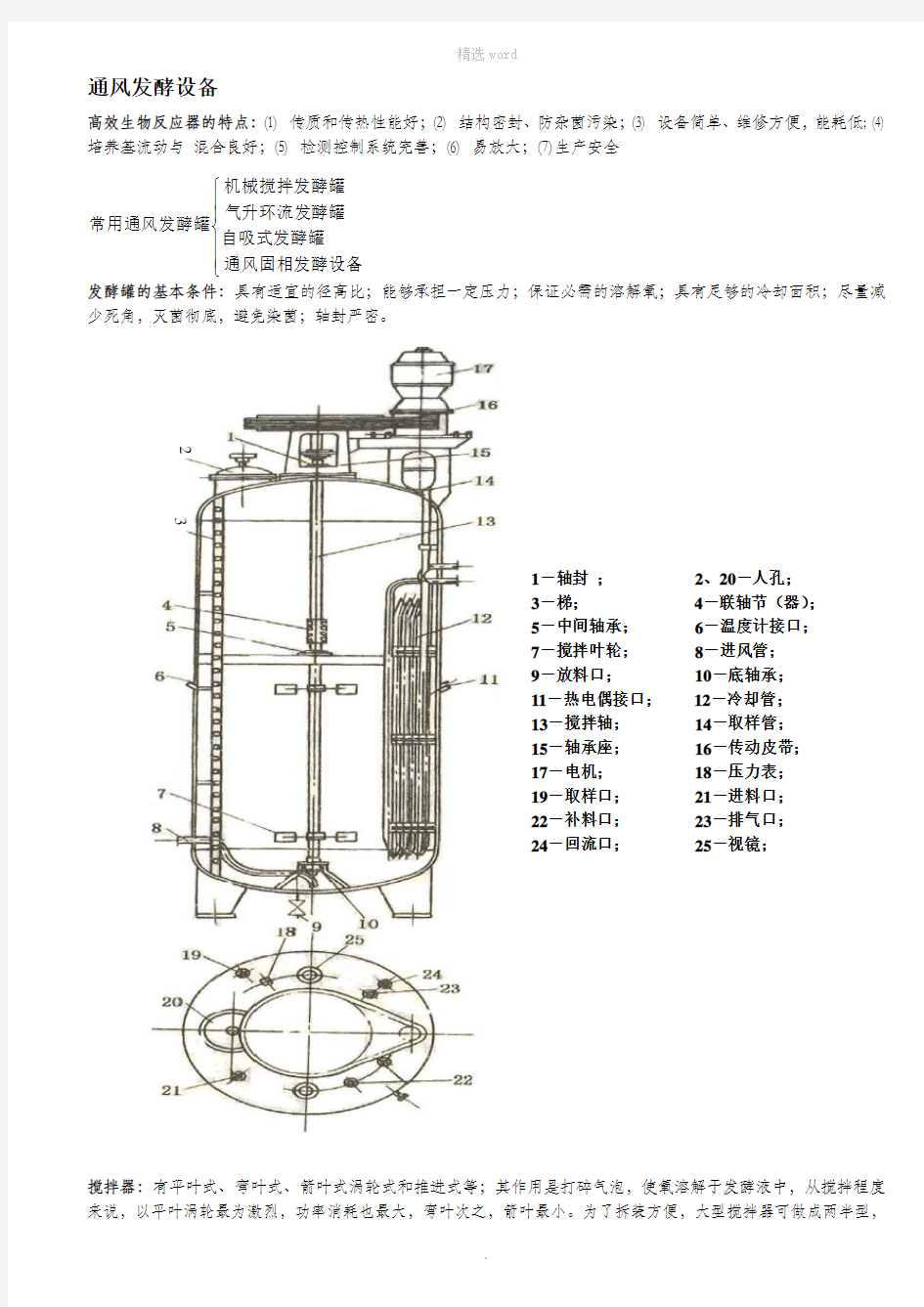 生物工程设备复习资料