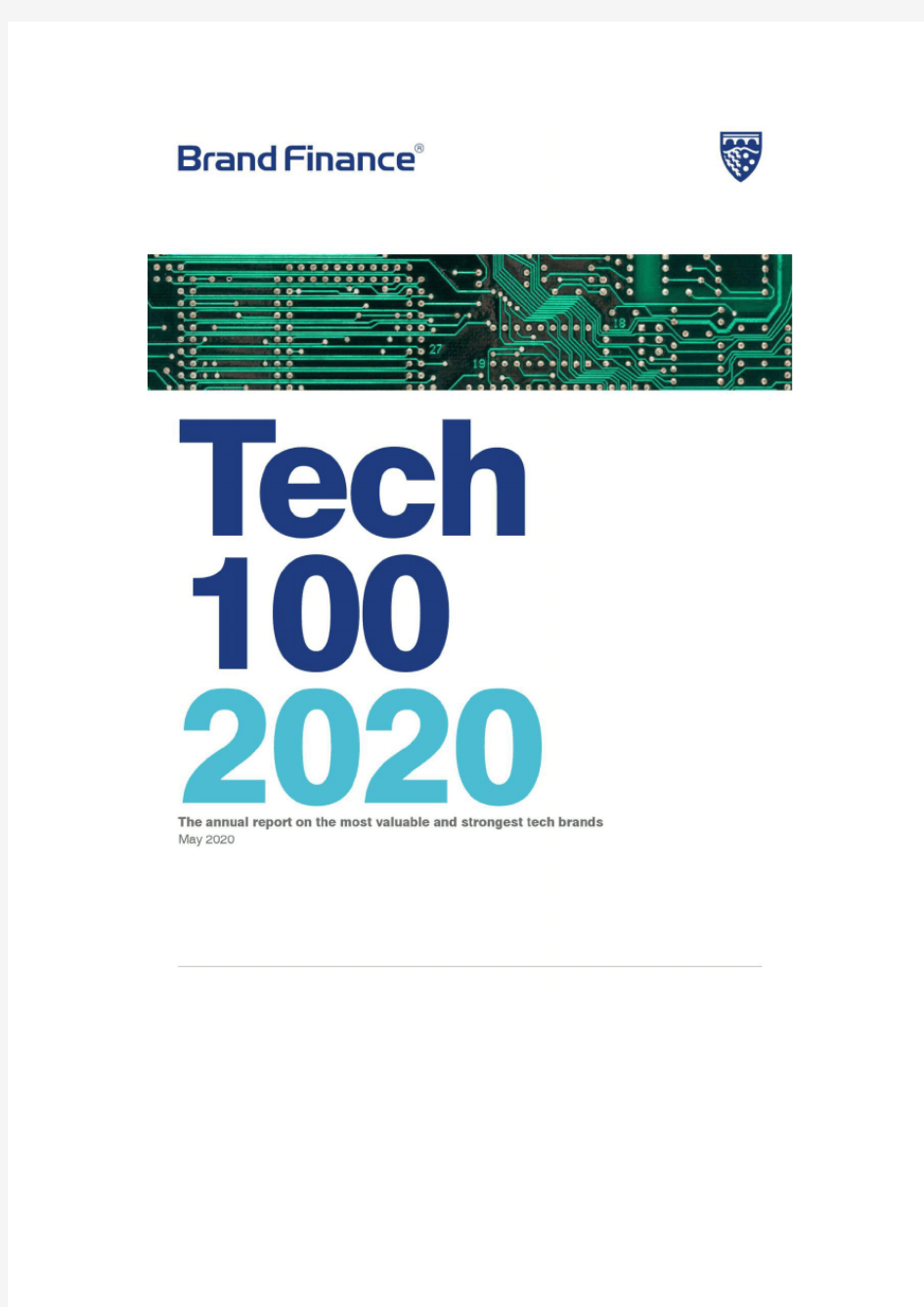 Brand Finance：2020全球科技品牌价值100强