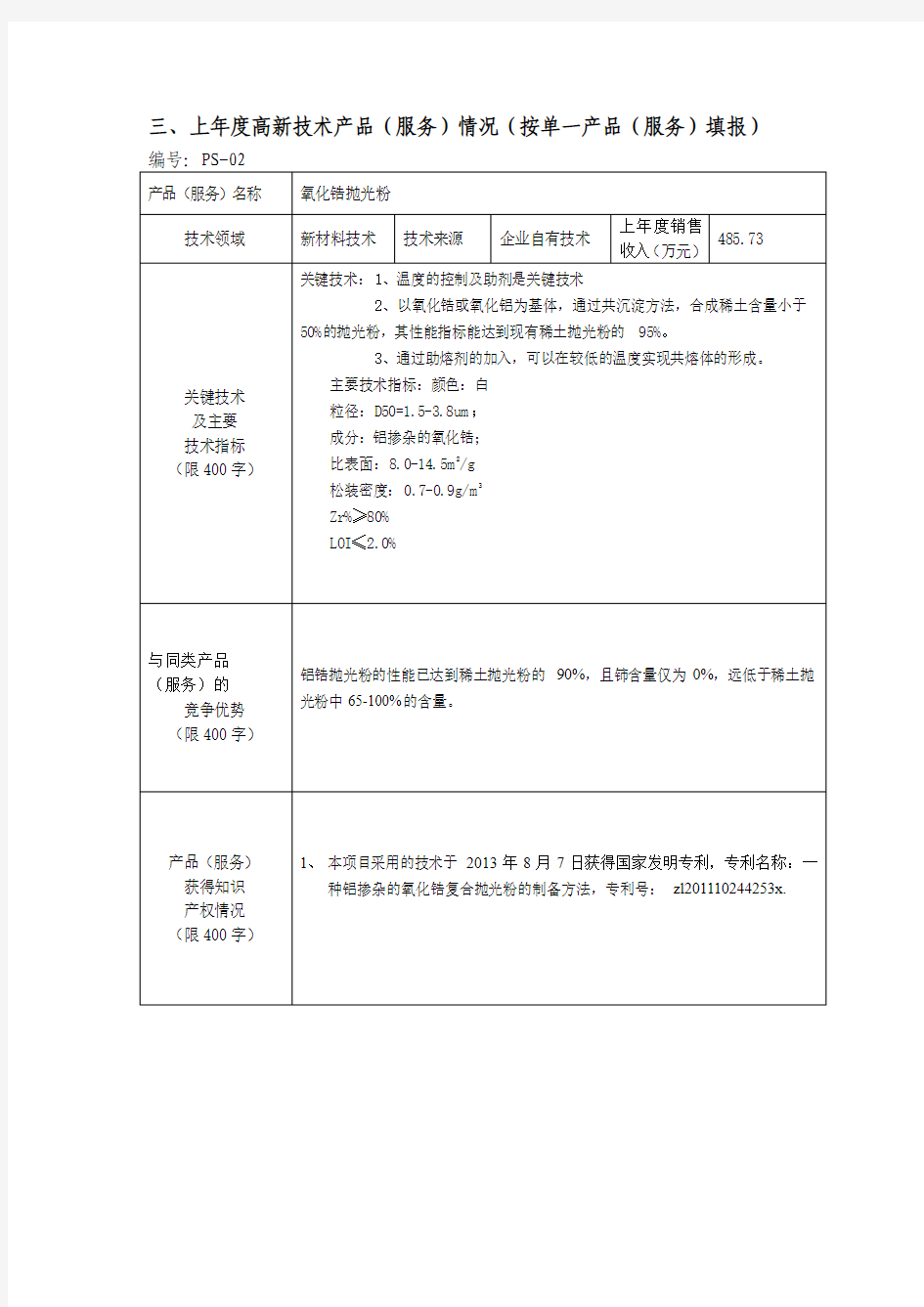 氧化锆抛光粉制备方法