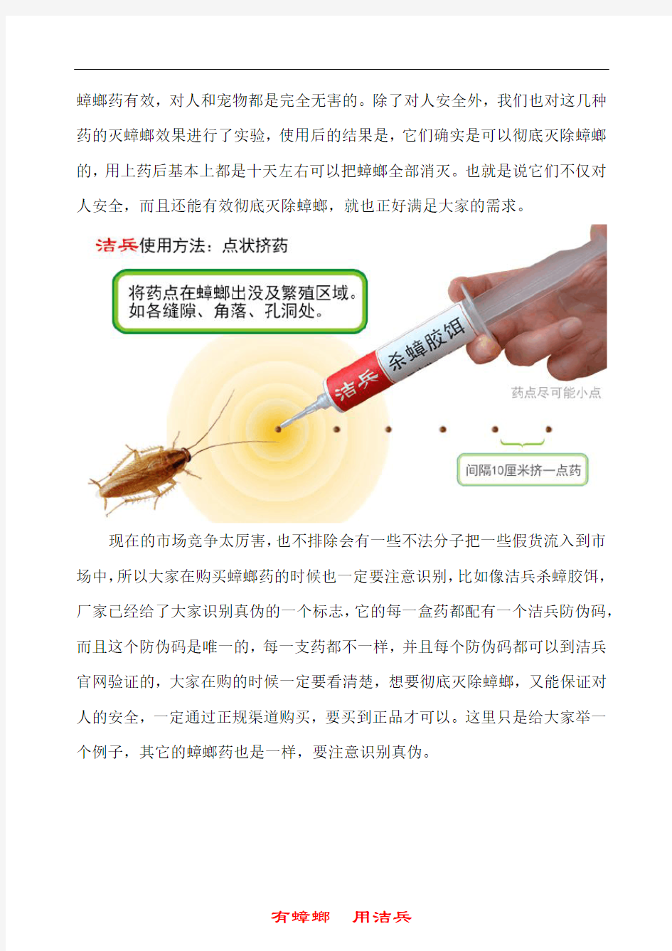 用什么土办法消灭蟑螂