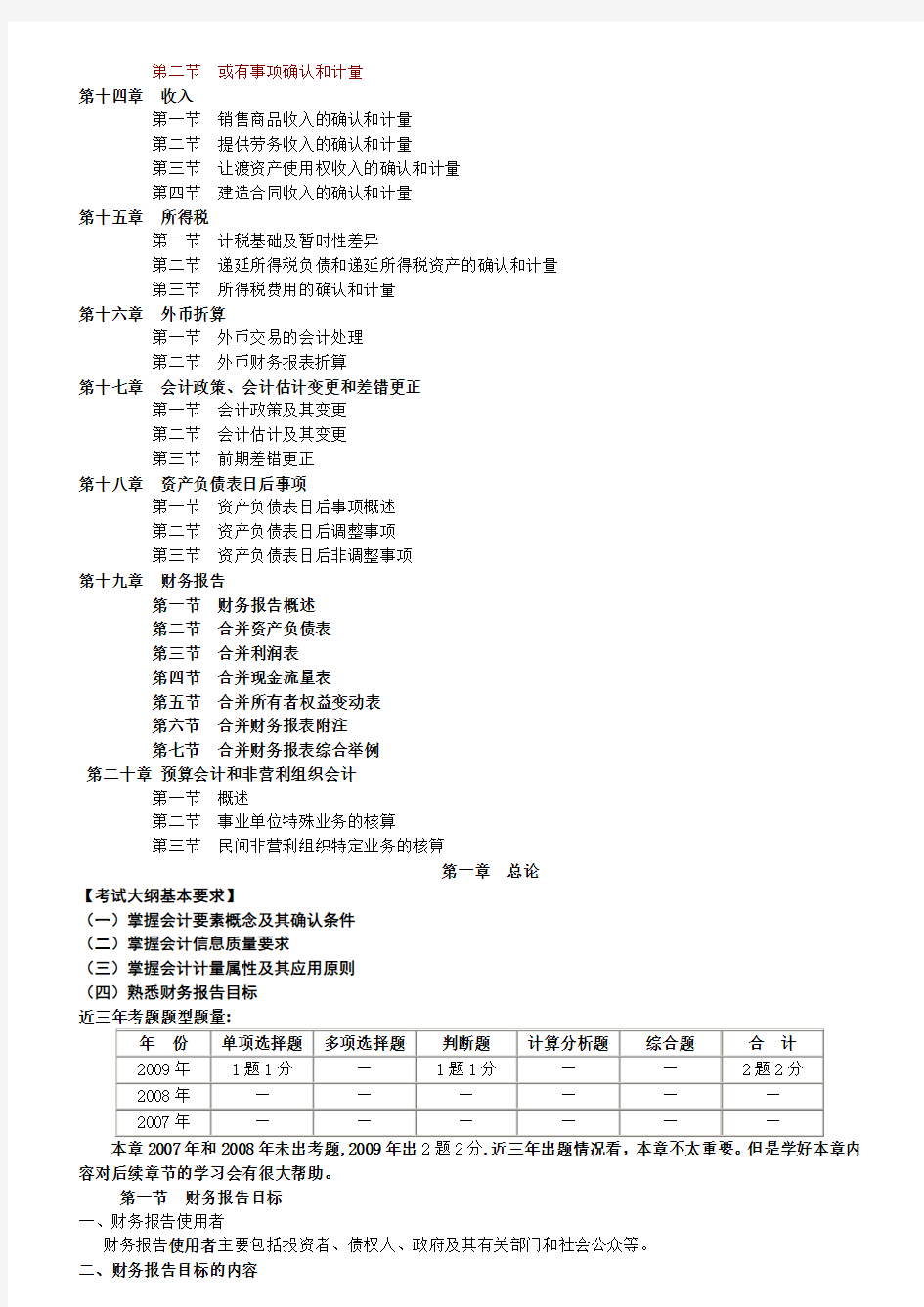 会计实务第一章