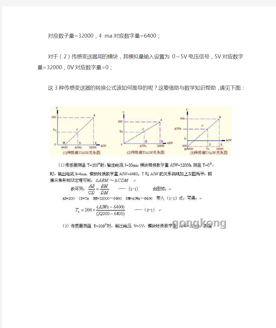 西门子PLC编程模拟量