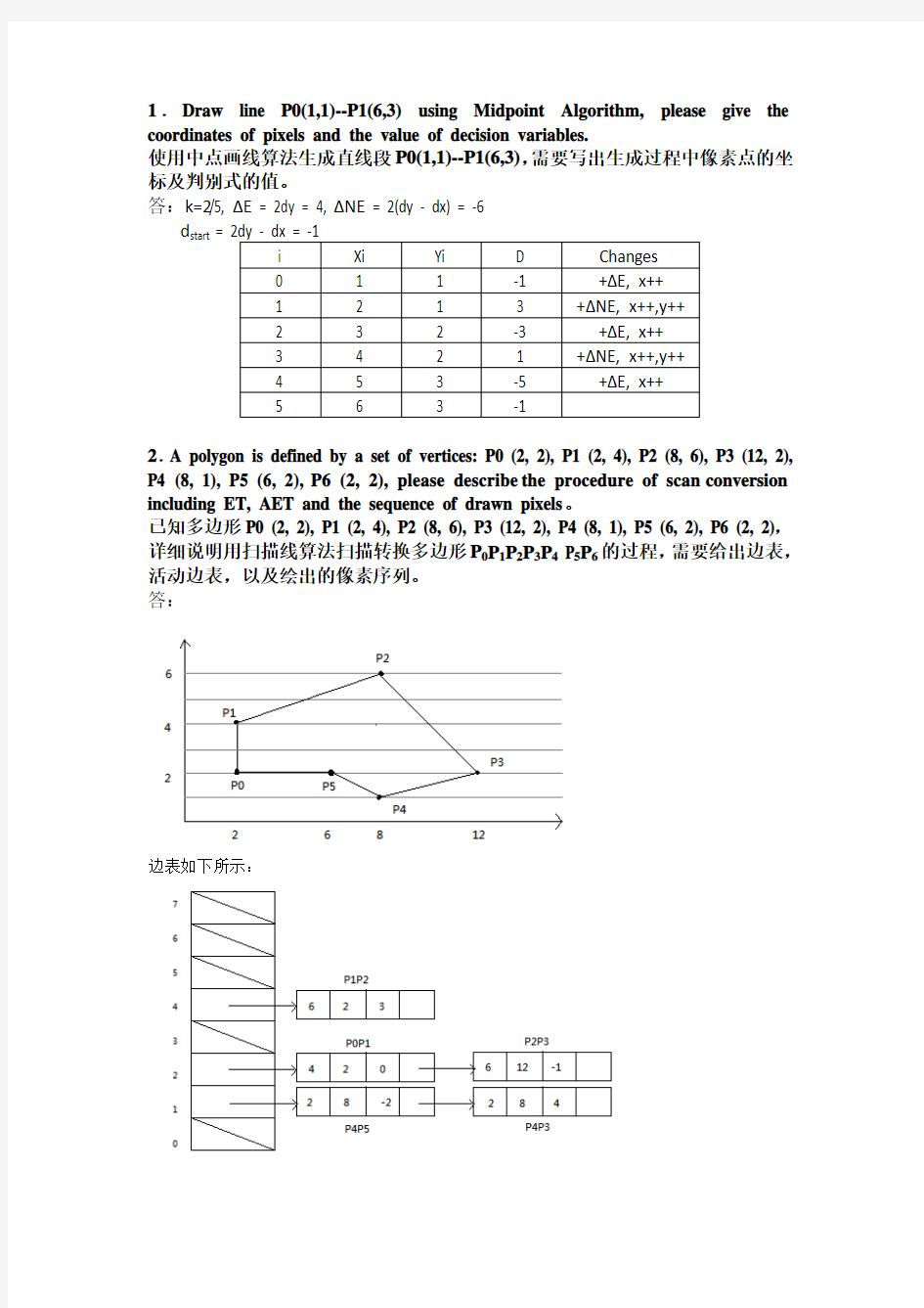 计算机图形学作业3