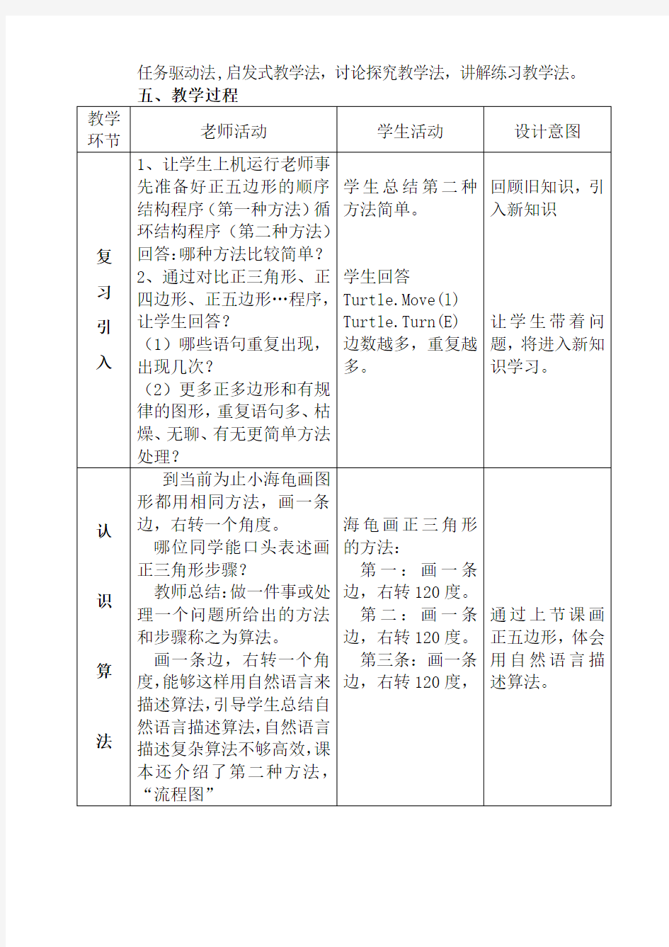 综合实践活动初中综合实践活动7-9年级《信息技术 7.走进程序世界》公开课教学设计