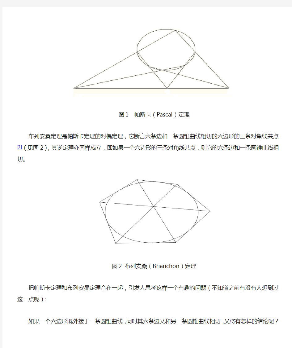 圆锥曲线的谢国芳定理——继帕斯卡定理之后又一朵射影几何的奇葩_baidu