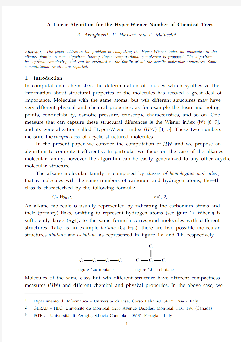 A Linear Algorithm for the Hyper-Wiener Number of Chemical Trees