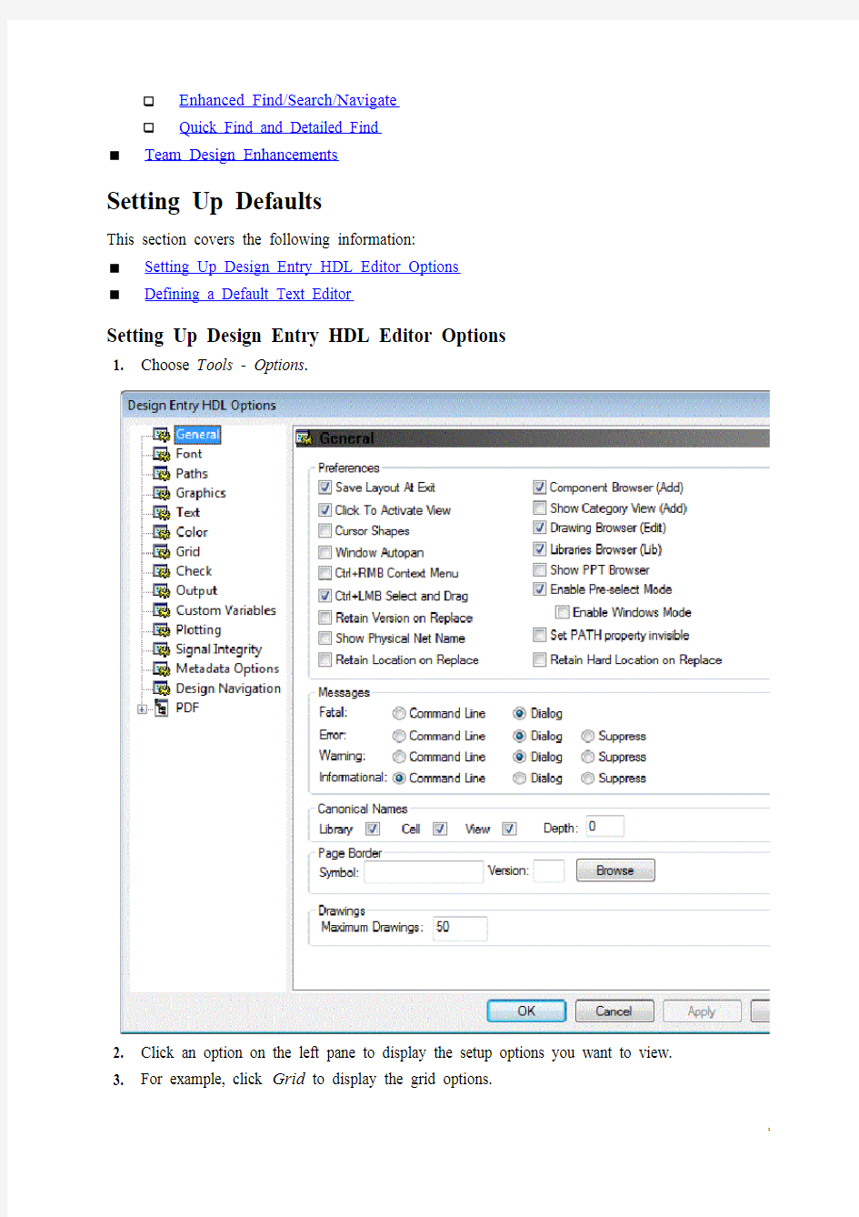 Allegro Design Entry HDL User Guide -- Design Entry HDL Editing Environment