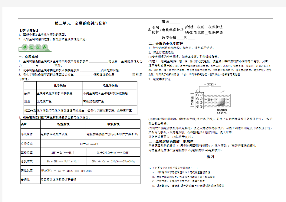 金属的腐蚀与防护