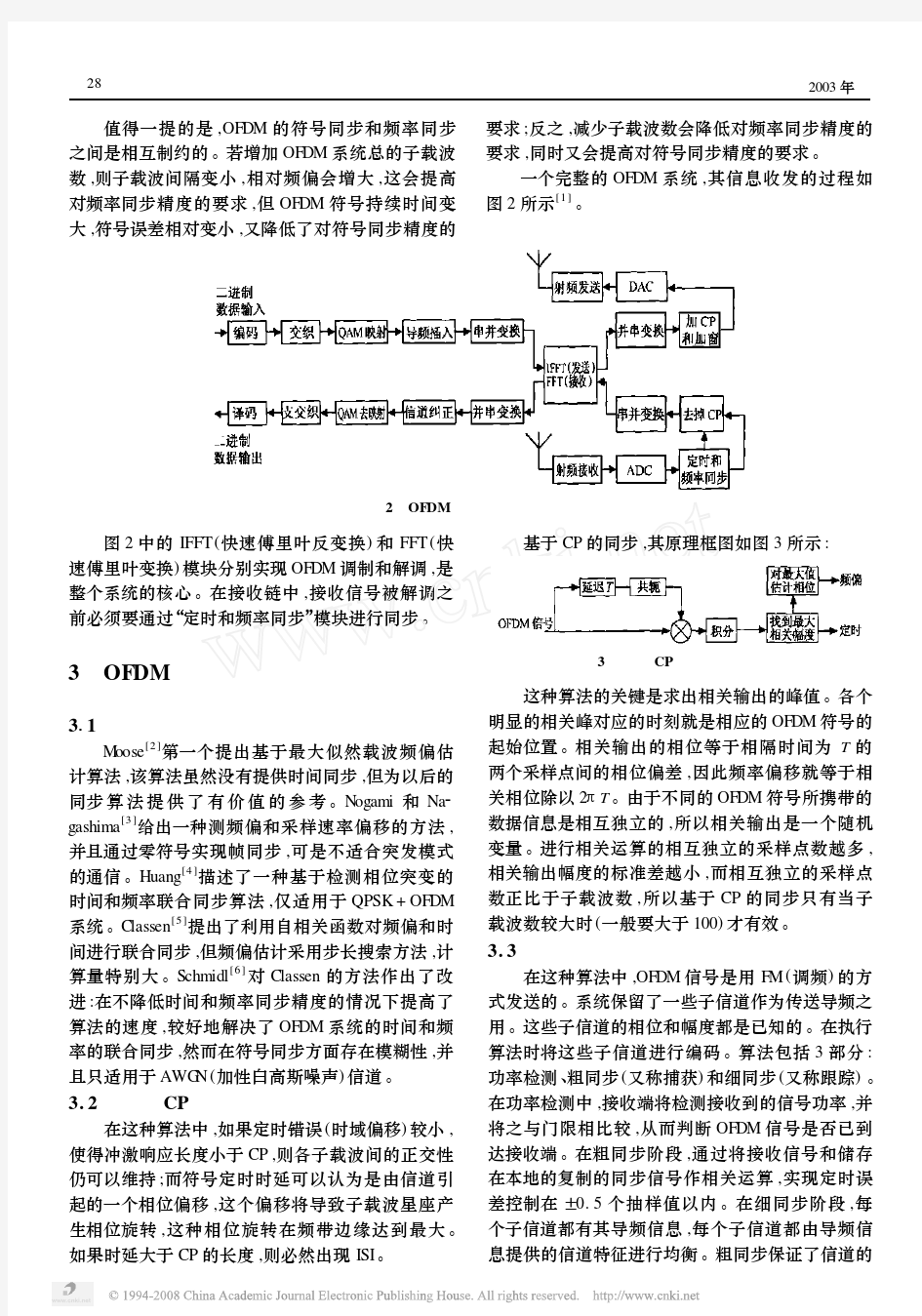 OFDM系统中的同步技术