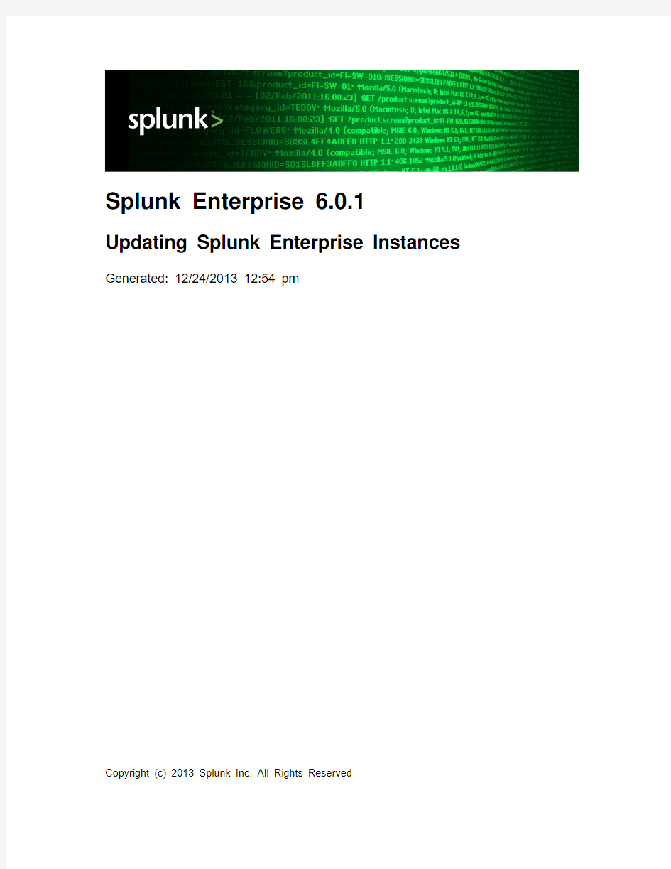 Splunk-6.0.1-Updating