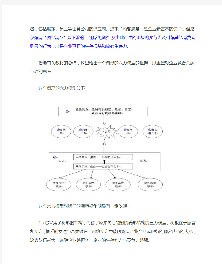 关于六力模型