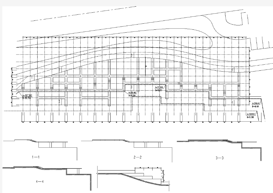 【CAD图纸】工厂改造公园景观设计施工图-条石大样图(精美图例)