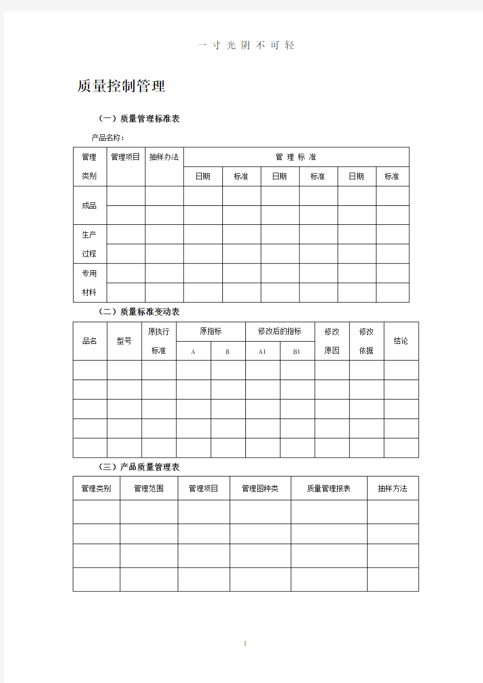 质量控制管理及流程.doc