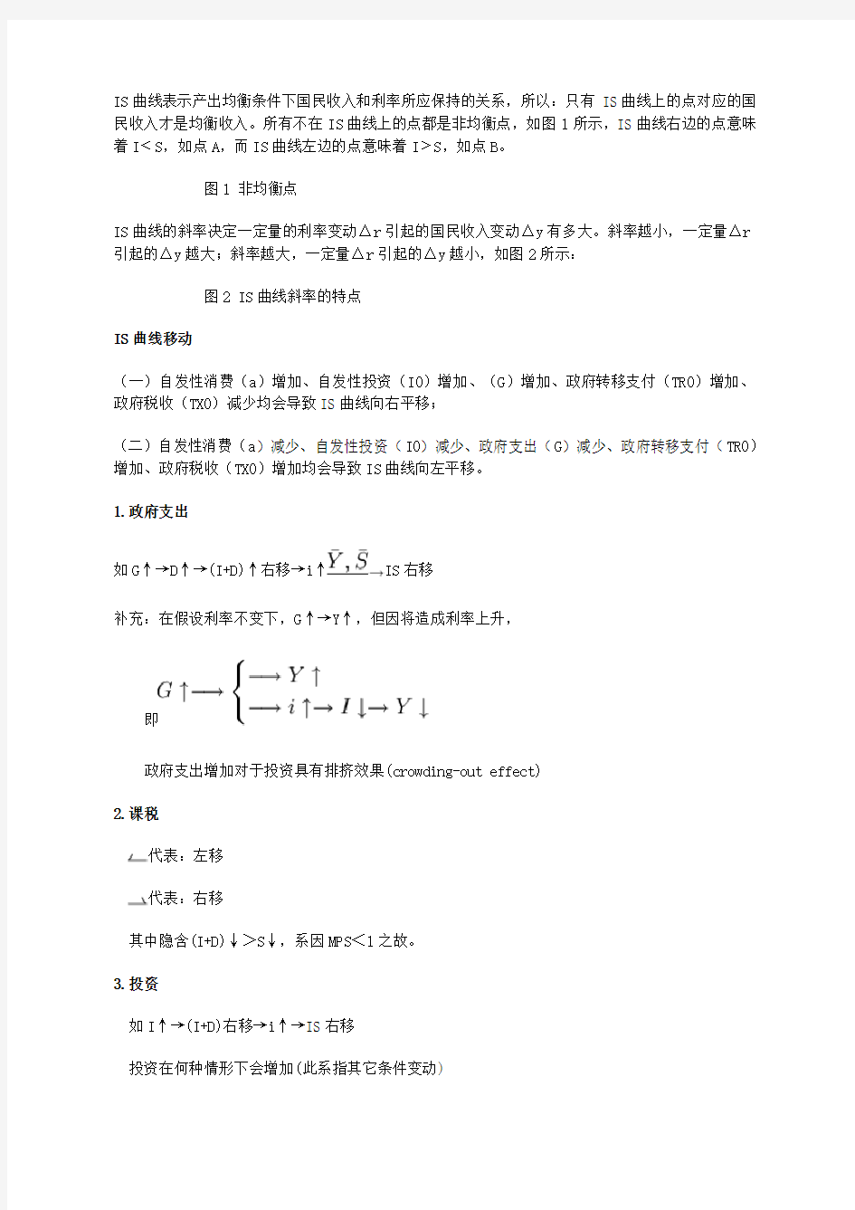 宏观经济学名词解释全