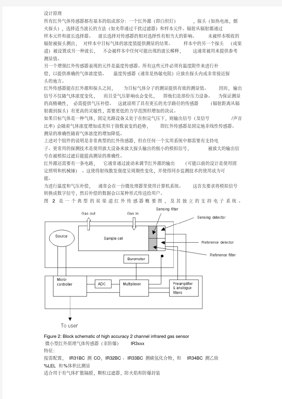 C600红外线气体分析仪器说明书.