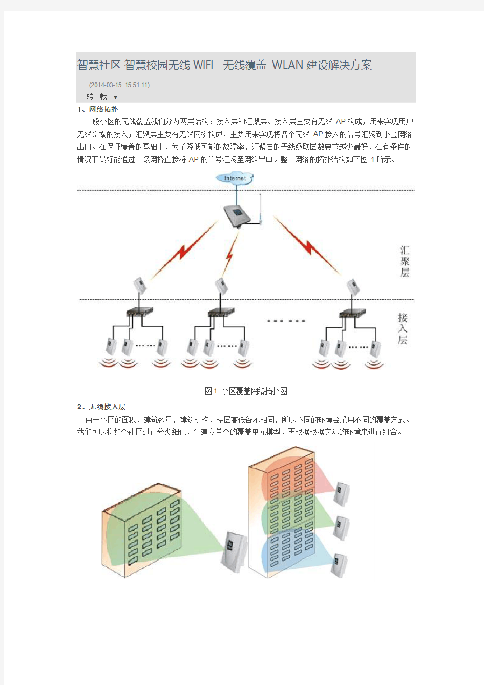 智慧校园WIFI覆盖方案