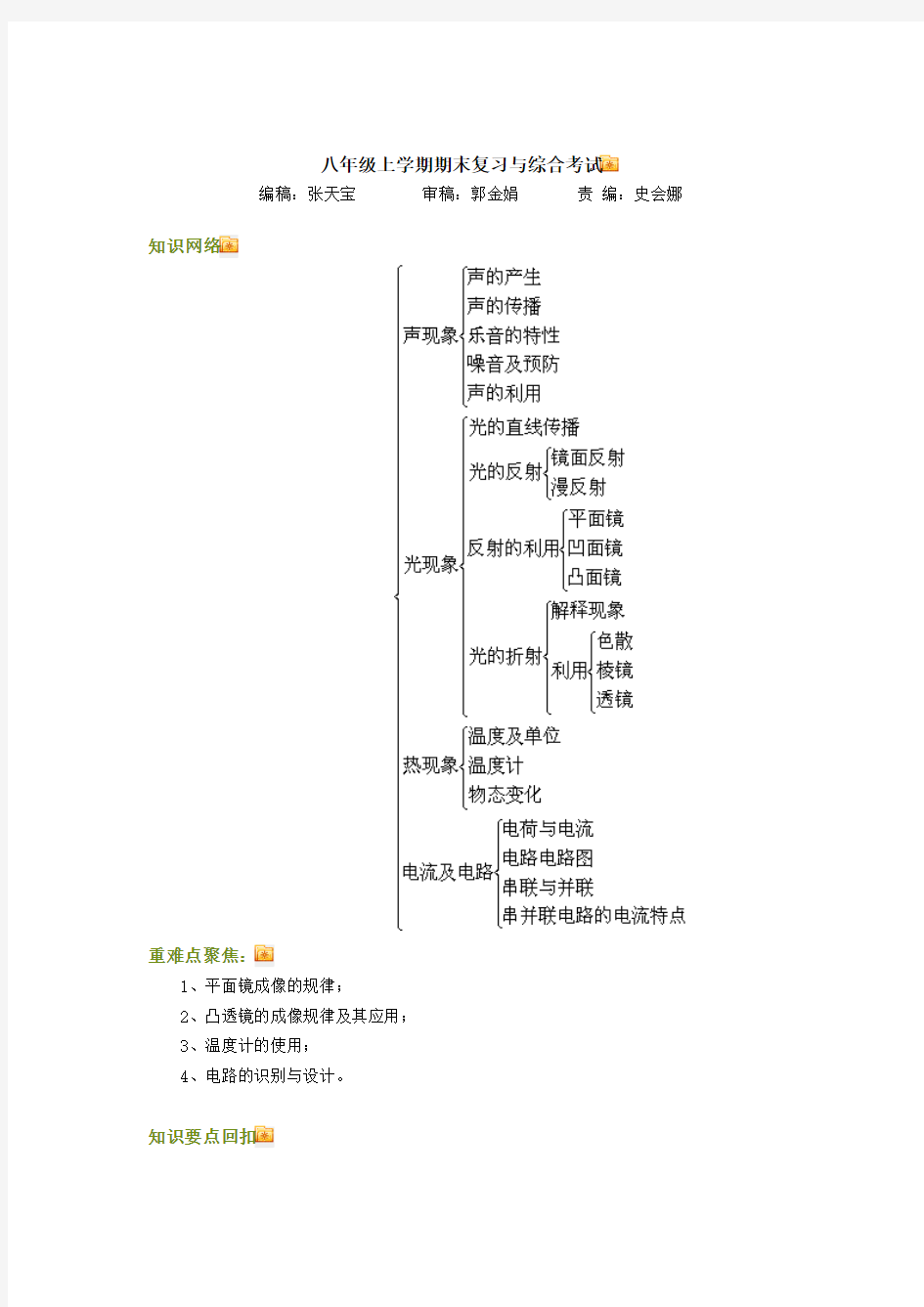 北京四中网校-物理