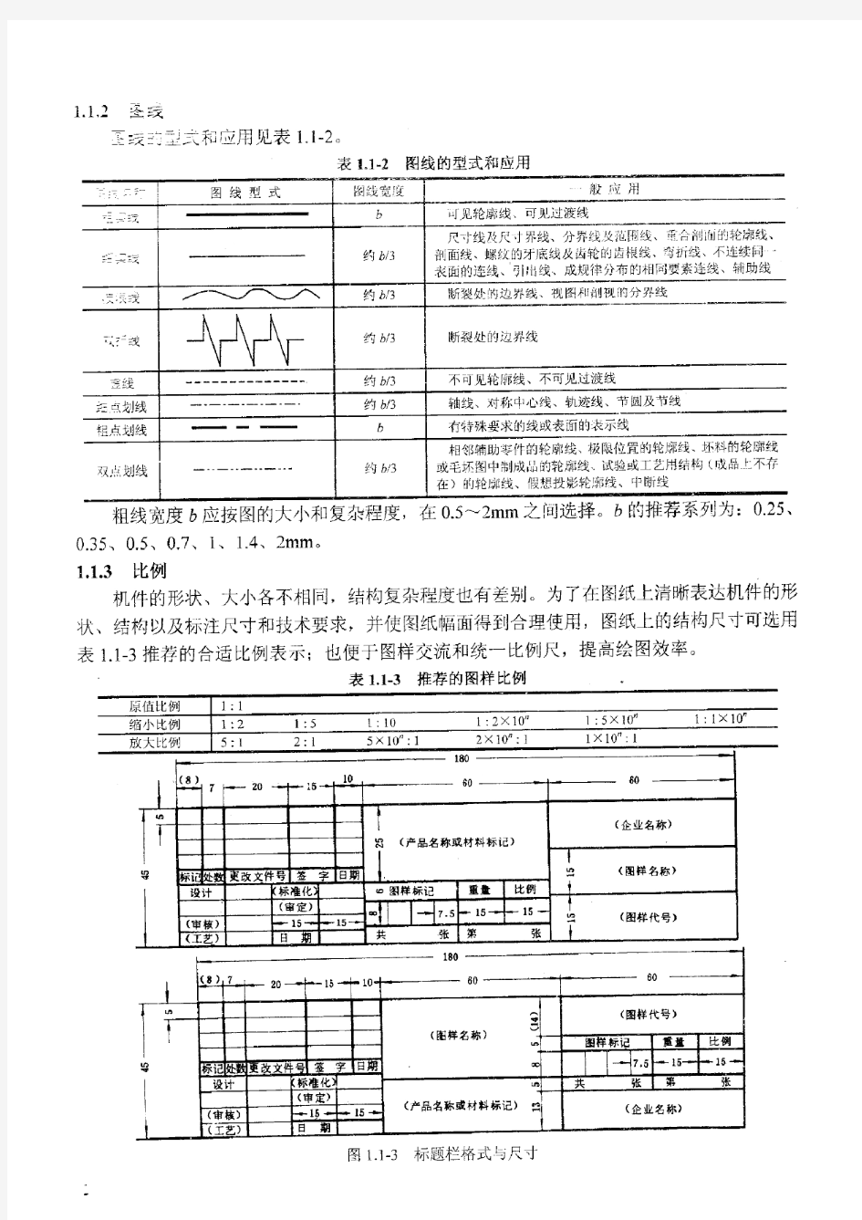 第一部分工程制图与公差配合